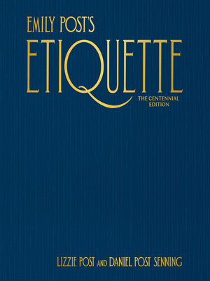 Emily Post's Etiquette - Audiobook